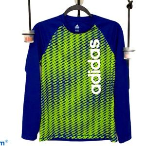 Youth adidas LS 14-16 Tech Jersey Shirt Sz L 14-16